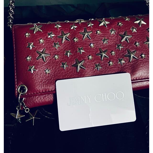 JIMMY CHOO(ジミーチュウ)のJimmy Choo  Nikitaチェーンウォレット レディースのファッション小物(財布)の商品写真