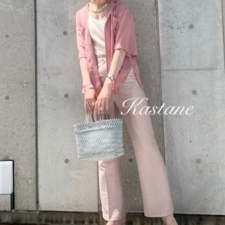 カスタネ(Kastane)の新品 Kastane クラッシュ加工シアーシャツ(シャツ/ブラウス(半袖/袖なし))