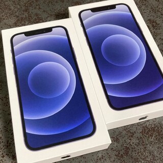 アイフォーン(iPhone)の２台　アップル iPhone12 64GB ブラック オマケ有(スマートフォン本体)