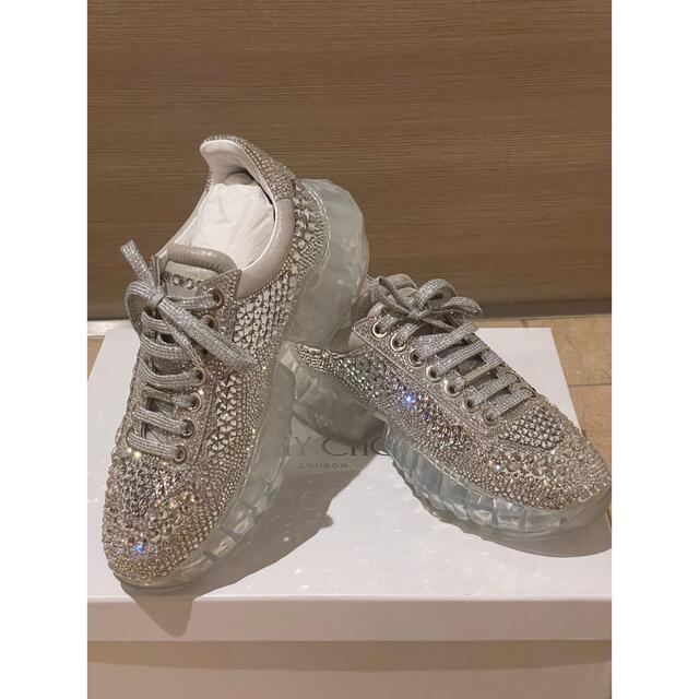 出産祝い JIMMY CHOO - ジミーチュウ『クリスタルスニーカー