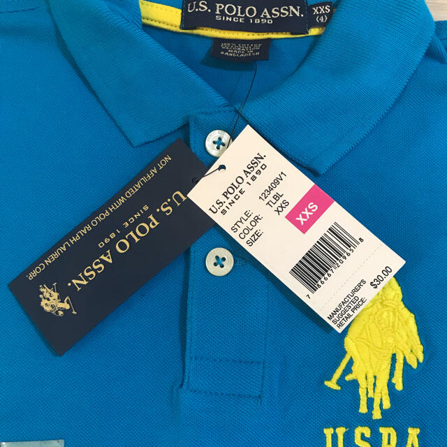 US POLO ASSN  新品　未使用　ユーエスポロアッセン　サイズ4  レディースのトップス(ポロシャツ)の商品写真