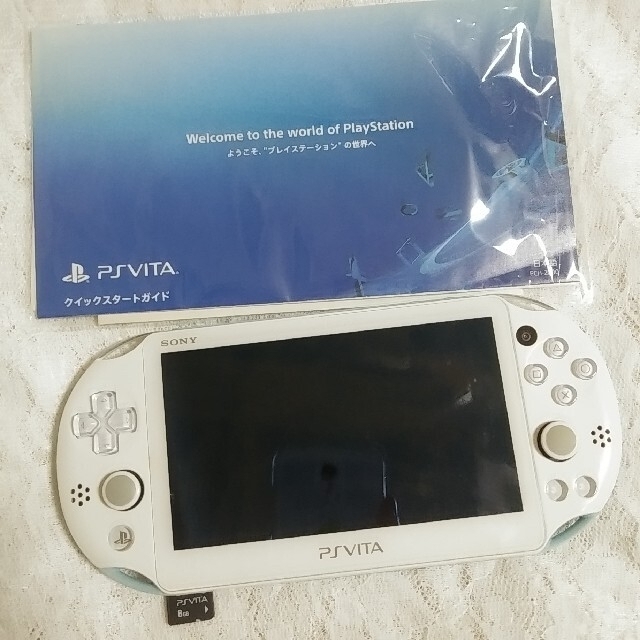 爆安プライス ライトブルー/ホワイト PS Vita PCH-2000 Wi-Fiモデル