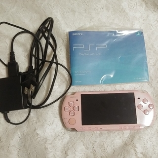 プレイステーションポータブル(PlayStation Portable)のPSP-3000 ブロッサムピンク 動作確認済(携帯用ゲーム機本体)
