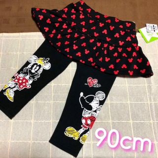 ディズニー(Disney)のDisney❤︎ディズニー ミッキー&ミニー 90cm＊ パンツ スカッツ(パンツ/スパッツ)