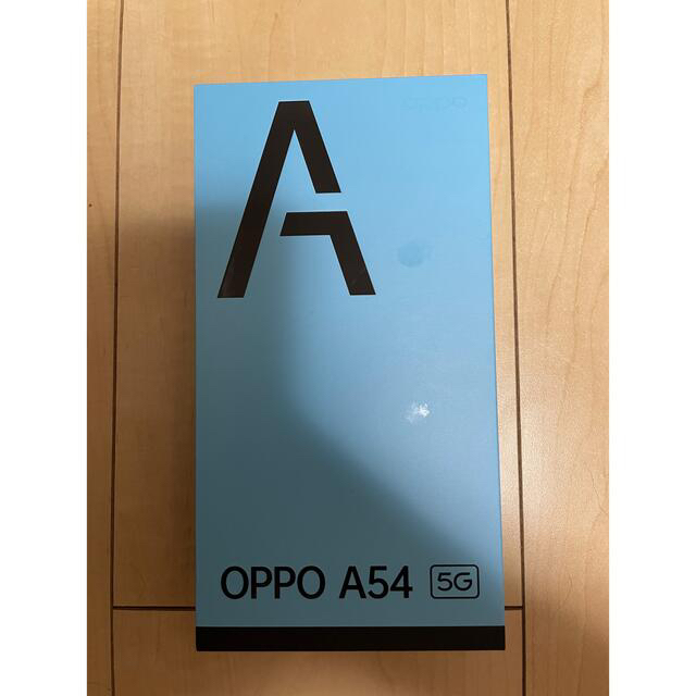OPPO A54 5G OPG02 シルバーブラックスマートフォン本体