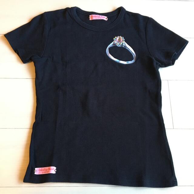 aquagirl(アクアガール)のTシャツ　Shirley Geek シャーリーギーク　ロンドン　イギリス M 黒 レディースのトップス(Tシャツ(半袖/袖なし))の商品写真