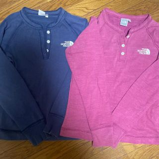 ザノースフェイス(THE NORTH FACE)のノースフェイス　ヘンリーネック　ロンT  2枚　長袖　Tシャツ(カットソー(長袖/七分))