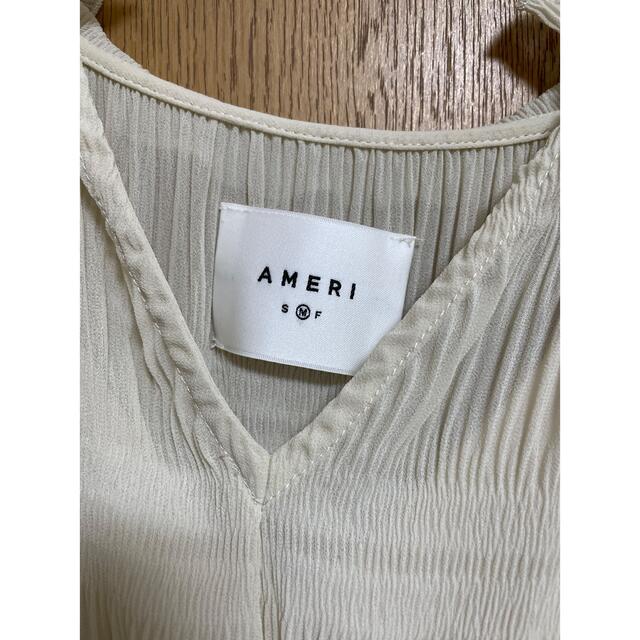 Ameri VINTAGE(アメリヴィンテージ)の【美品】AMERI SHIRRING PLEATS DRESS レディースのワンピース(ロングワンピース/マキシワンピース)の商品写真