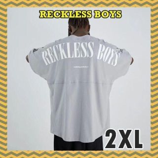 ローライダー　RECKLESSBOYS　カットソー　Ｔシャツ　グレー(Tシャツ/カットソー(半袖/袖なし))