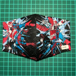 マーベル(MARVEL)の200、スパイダーマン　アメリカキャプテン　こどもインナーマスク　マーベル　(ファッション雑貨)