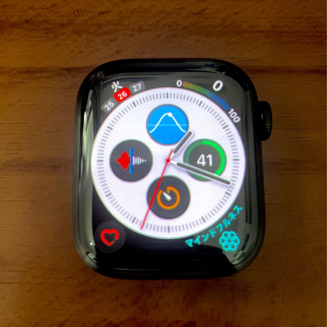 Apple Watch Series 7 41mmスペースブラックチタニウム