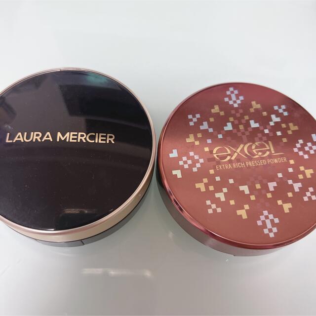 laura mercier(ローラメルシエ)のローラメルシエクッションファンデ&エクセルパウダー コスメ/美容のベースメイク/化粧品(ファンデーション)の商品写真
