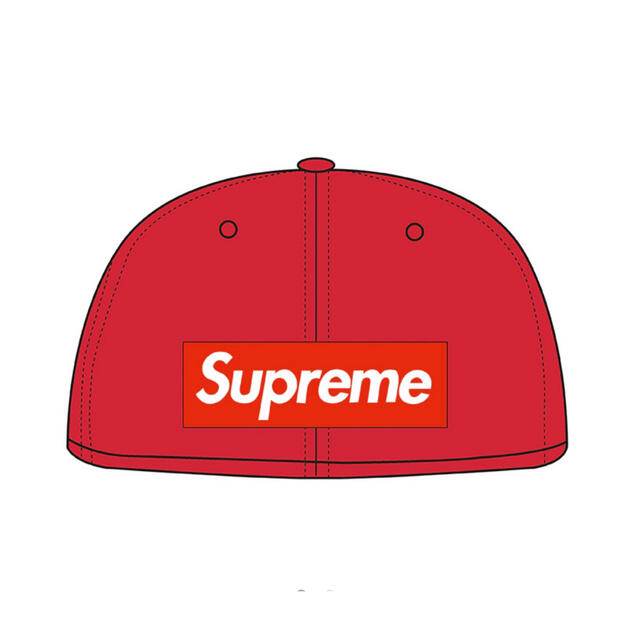 Supreme Reverse Box Logo New Era® Red