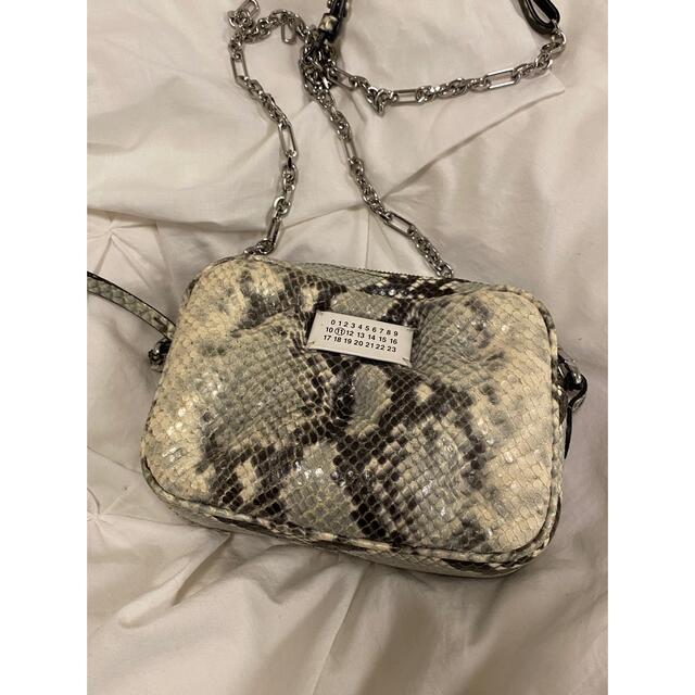 maison margiela python chain bag