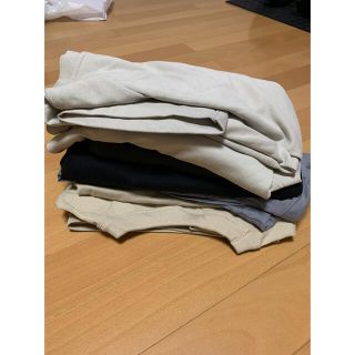 ユニクロ(UNIQLO)のUNIQLO エアリズムコットンオーバーサイズTシャツ　L(Tシャツ/カットソー(半袖/袖なし))