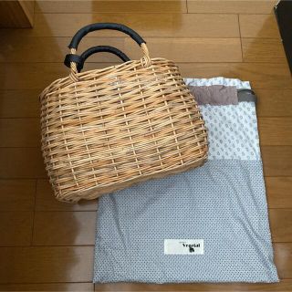 スピックアンドスパン(Spick & Span)のオシャレ✳︎Flea Store Vegetalカゴバッグ オールシーズン(かごバッグ/ストローバッグ)