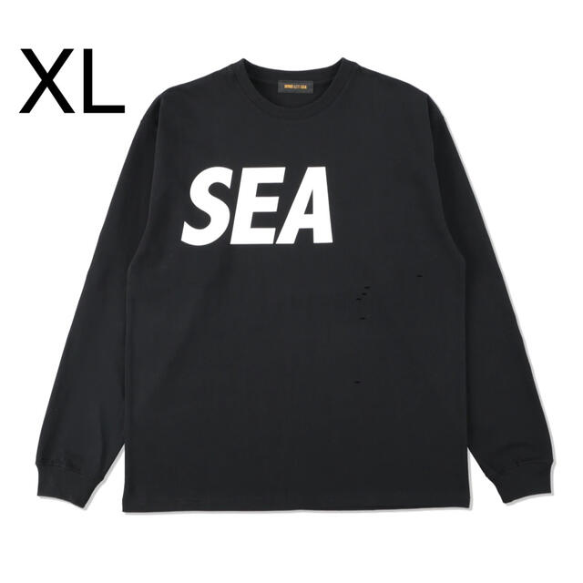 トップスWIND AND SEA ロンT SEA L/S T-SHIRT M navy - Tシャツ 