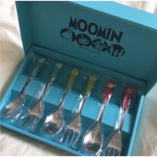 ムーミン(MOOMIN)のMOOMIN スプーン フォーク ６本 SET 新品未開封(スプーン/フォーク)