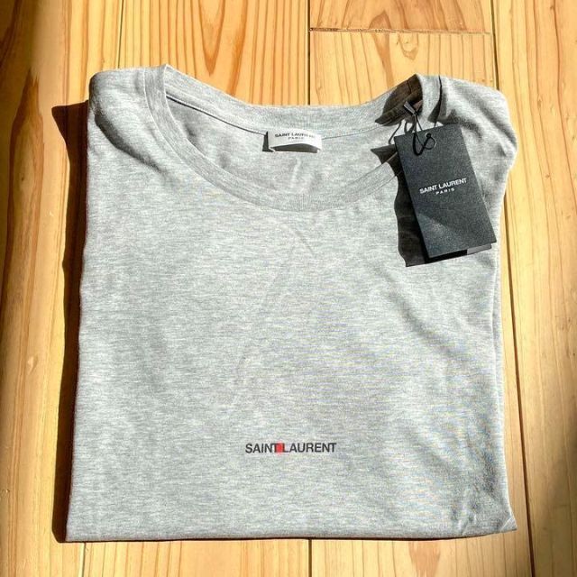 Saint Laurent サンローラン コットン ロゴ Tシャツ Sサイズ 特売