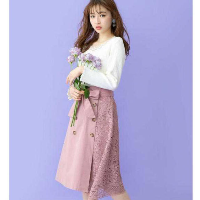 WILLSELECTION - willselection ♡ レースドッキングトレンチ WILLSELECTION - willselection ♡ レースドッキングトレンチ