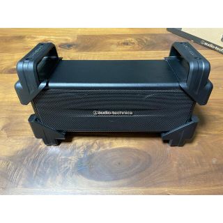 オーディオテクニカ(audio-technica)の美品❗️audio-technica BOOGIE GOX スピーカー　ブラック(スピーカー)