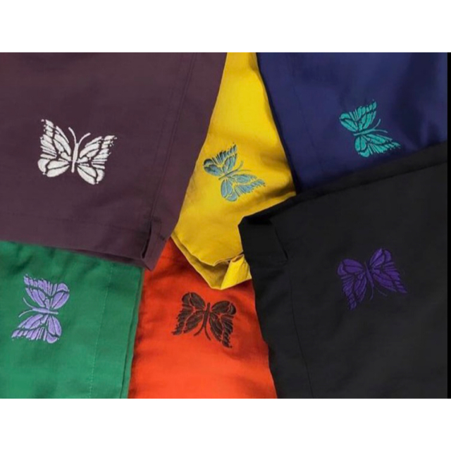NEEDLES × BEAMS Swim Shorts 黒 M www.disdukcapil.paserkab.go.id