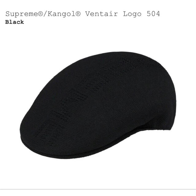 Supreme Kangol Ventair Logo 504ハンチング/ベレー帽