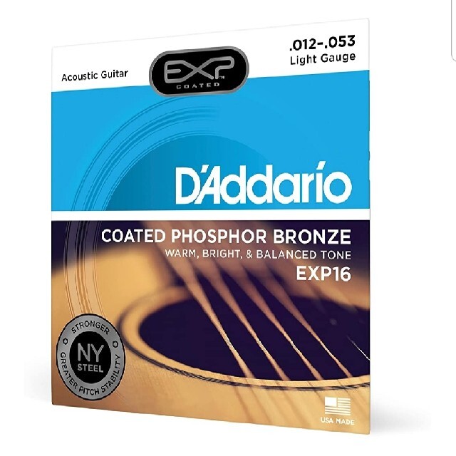 ☆新品☆　D'Addario ダダリオ アコースティックギター弦 EXP16 楽器のギター(弦)の商品写真