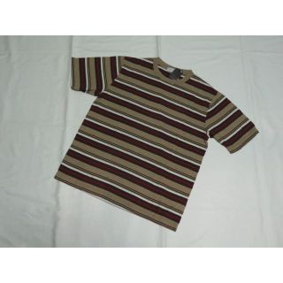 マッキントッシュ(MACKINTOSH)のマッキントッシュ ロンドン 半袖ボーダー柄Tシャツ 14,300円 ベージュ系L(Tシャツ/カットソー(半袖/袖なし))