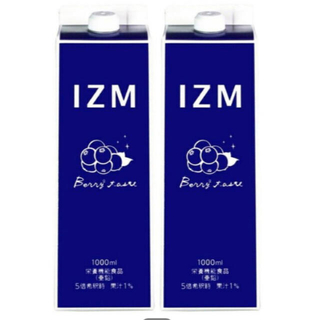 サイズ IZM 酵素ドリンク ベリーベリーテイスト 2本セットの通販 by