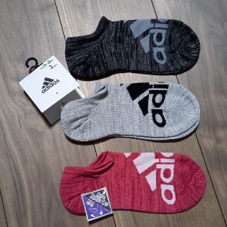 アディダス(adidas)のadidas　アディダス　23-25センチ　3足セット(ソックス)