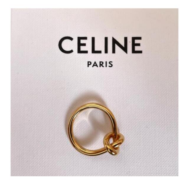 celine(セリーヌ)の即購入可 セリーヌ ノットリング  13号 18kコーティング レディースのアクセサリー(リング(指輪))の商品写真