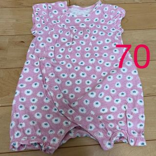 アンパサンド(ampersand)のベビー　夏服　70  女の子(ロンパース)