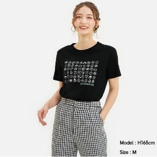 ジーユー(GU)の【新品】GU ドラえもん　グラフィックTシャツ(Tシャツ(半袖/袖なし))