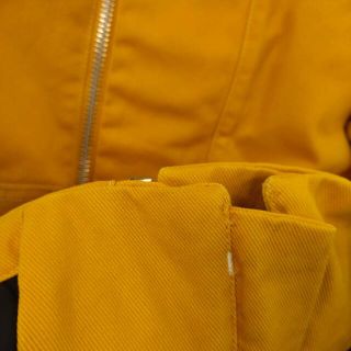SUPREME シュプリーム 18AW×NIKE Double Zip Quilted Work Jacket ナイキ ダブルジップ キルテッド ワーク ジャケット イエロー AR5566-752