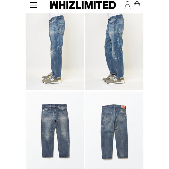 whiz - 新品未使用 WHIZ LIMITED 5P CRUSH DENIM PANTSの通販 by