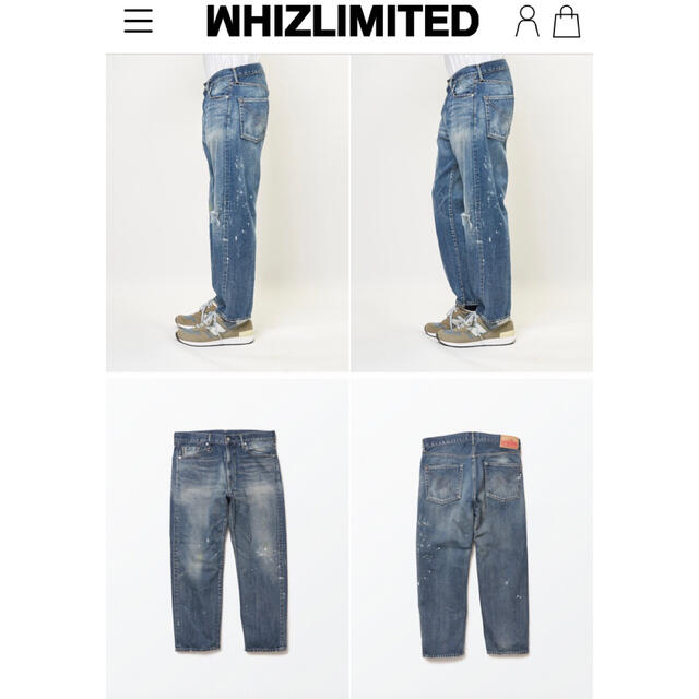 whiz(ウィズ)の新品未使用　WHIZ LIMITED 5P CRUSH DENIM PANTS メンズのパンツ(デニム/ジーンズ)の商品写真