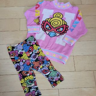 ヒステリックミニ(HYSTERIC MINI)のトレーナー、レギンスセット 90cm(Tシャツ/カットソー)