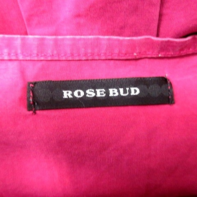 ROSE BUD(ローズバッド)のローズバッド ROSE BUD シャツ ブラウス 七分袖 F 紫 ■MO レディースのトップス(その他)の商品写真