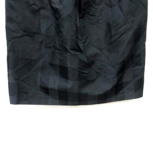 ESTNATION(エストネーション)のエストネーション ビス タイトスカート ミニ ギンガムチェック 38 ブラック レディースのスカート(ミニスカート)の商品写真