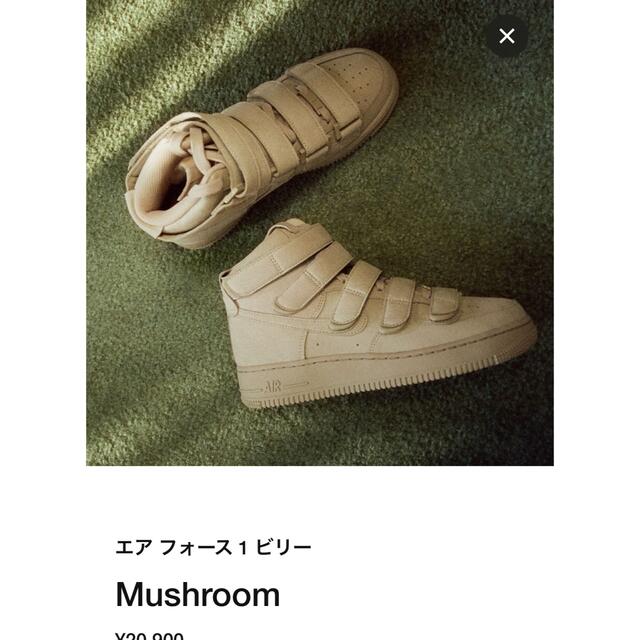 エアフォース1 ビリー　　Mushroom