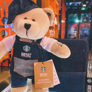 スターバックスコーヒー(Starbucks Coffee)の超レア Starbucks x Diesel スタバ ディーゼル ベアリスタ(ぬいぐるみ)