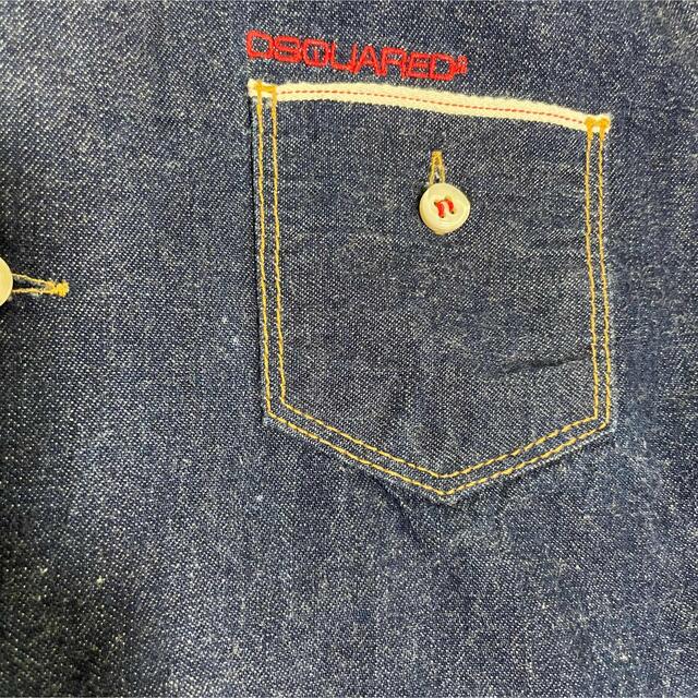 DSQUARED2(ディースクエアード)のデニム半袖シャツ メンズのトップス(シャツ)の商品写真