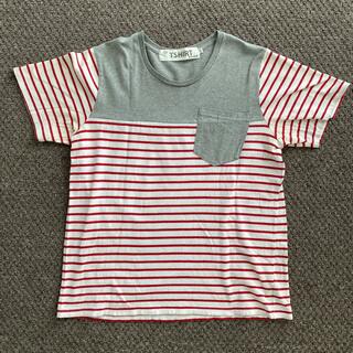 Tシャツ ボーダーTシャツ DUMB NO BRAND ノーブランド(Tシャツ/カットソー(半袖/袖なし))