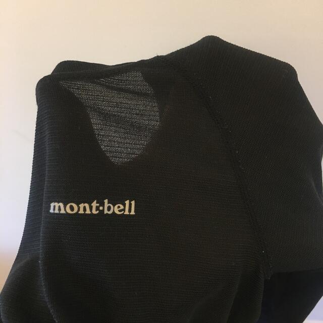 mont bell(モンベル)のキッズ　夏用清涼Tシャツ　黒　135 キッズ/ベビー/マタニティのキッズ服男の子用(90cm~)(Tシャツ/カットソー)の商品写真