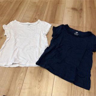 エイチアンドエム(H&M)のH&M＊半袖Tシャツ２枚セット(Tシャツ/カットソー)