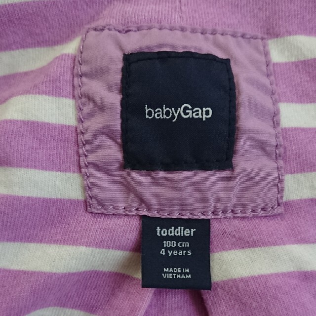 babyGAP(ベビーギャップ)のbabyGAP 100 キッズ/ベビー/マタニティのキッズ服女の子用(90cm~)(ジャケット/上着)の商品写真