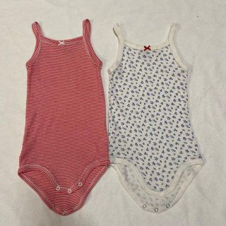 プチバトー(PETIT BATEAU)のPETIT BATEAUプチバトー肌着 キャミソール ロンパース(肌着/下着)