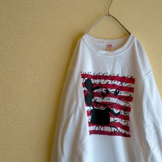 ユニクロ(UNIQLO)のUNIQLO mickey×KeithHaring スウェット プルオーバーXL(スウェット)