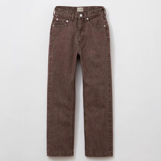 百々千晴　THE SHISHIKUI BASIC JEANS / BROWN